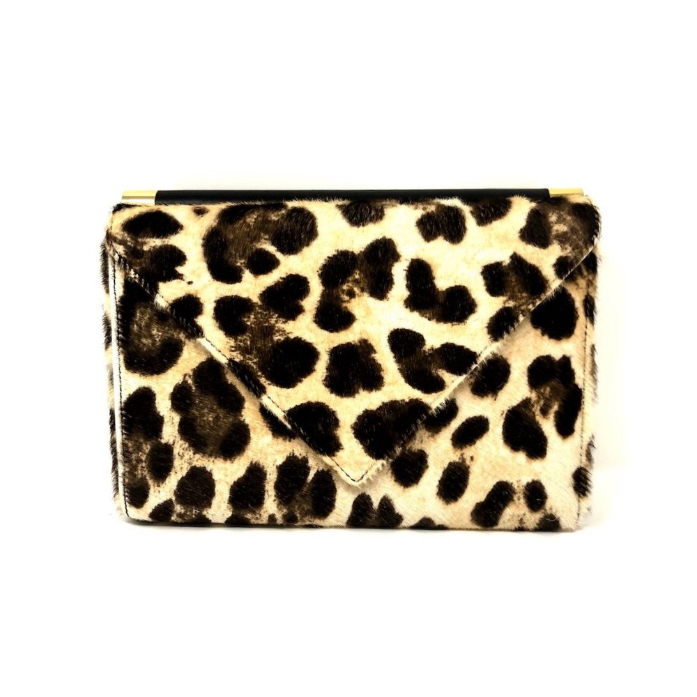 Giuseppe Zanotti Leopard Print Convertible Clutch